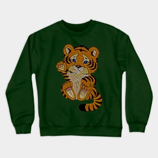 I'm Paw-some! baby tiger! year of the tiger strength success Crewneck Sweatshirt